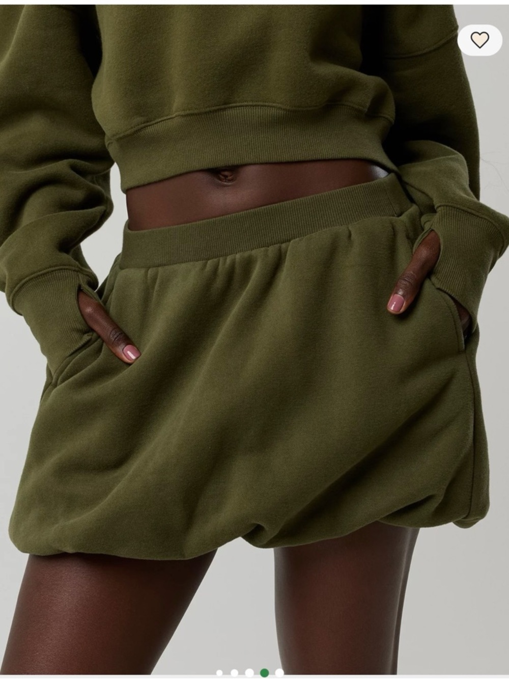 NWT offline by Aerie cloud fleece bubble skort